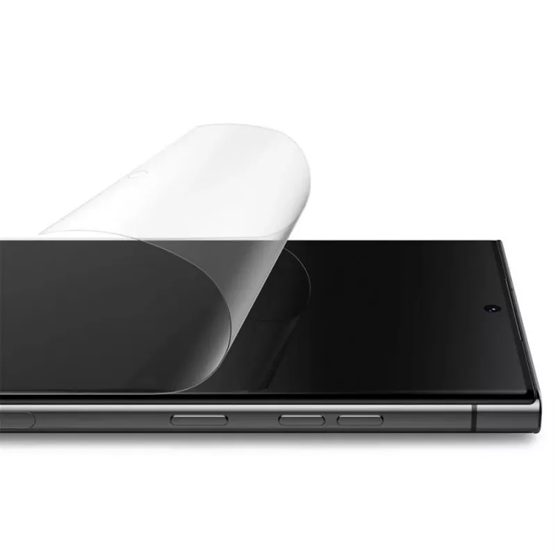 Spigen Neo Flex näytönsuojakalvo Samsung Galaxy S23 Ultra -laitteelle (läpinäkyvä) - 2 kpl:n pakkaus