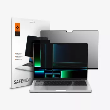 Spigen Safe View Privacy Screen Filter MacBook Pro 14 tuuman (2021-2026) -laitteelle