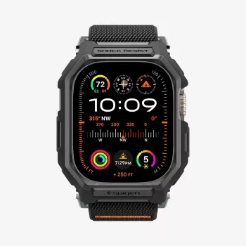 SPIGEN Lite Fit Pro Apple Watch Ultra 1 / 2 / 3 (49 mm) matta musta
