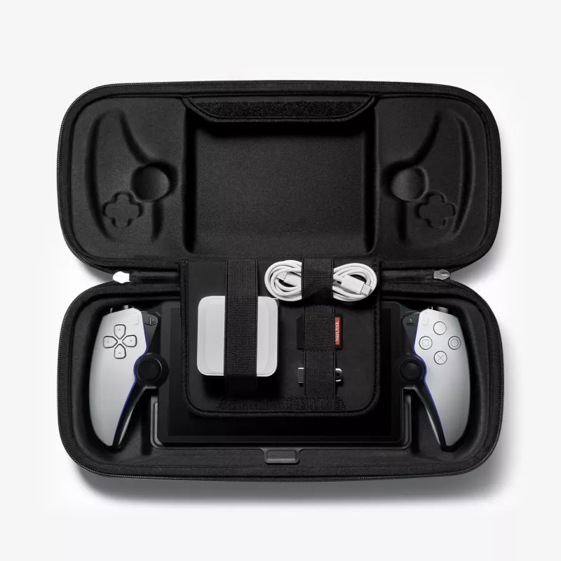 Spigen Rugged Armor Pro -kotelo Sony PlayStation Portalille - musta
