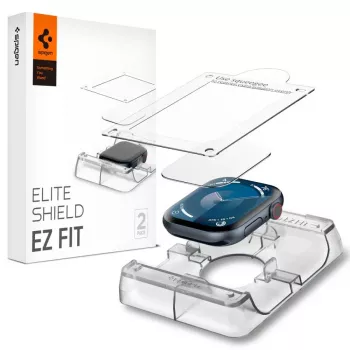 Spigen Elite Shield EZ Fit 2 kpl:n pakkaus näytönsuojakalvo Apple Watch 42 mm:lle kirkas