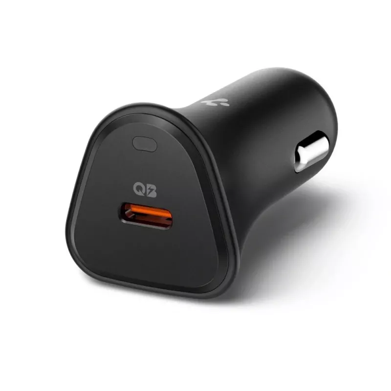 SPIGEN ESSENTIAL EV301 1-PORTTINEN AUTOLATURI 30W MUSTA