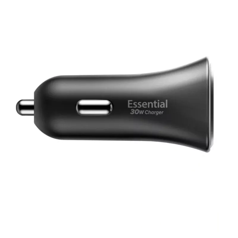 SPIGEN ESSENTIAL EV301 1-PORTTINEN AUTOLATURI 30W MUSTA