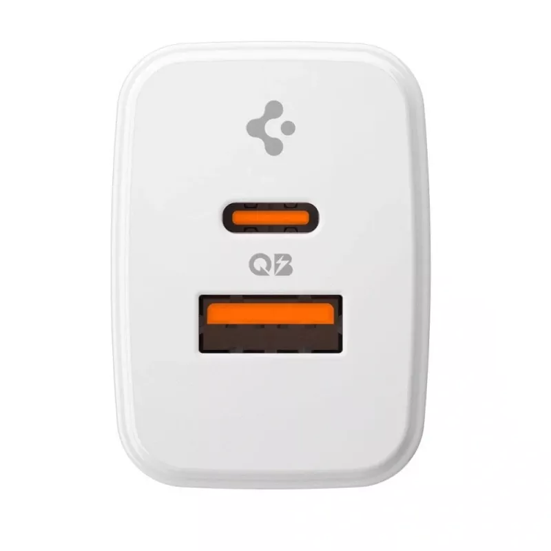 SPIGEN ESSENTIAL EE202EU 2-PORTTINEN VERKKOLATURI 20W VALKOINEN