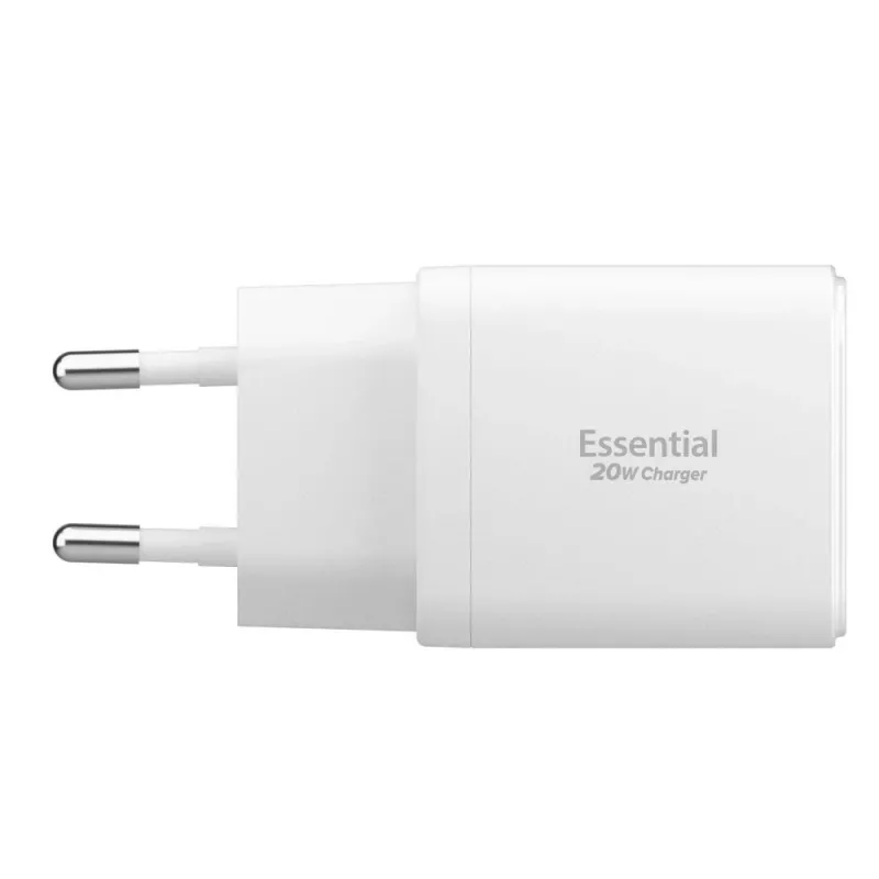 SPIGEN ESSENTIAL EE202EU 2-PORTTINEN VERKKOLATURI 20W VALKOINEN