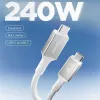 SPIGEN Essential USB-C - USB-C -kaapeli 240W 120 cm valkoinen