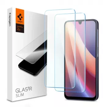 SPIGEN GLAS.tR SLIM 2 kpl näytönsuojakalvo karkaistua lasia Samsung Galaxy A16 4G/5G, A26 5G, A17 4G/5G - kirkas