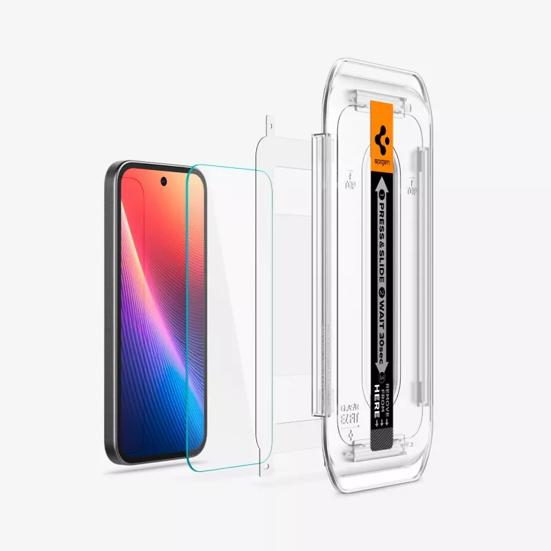 Spigen Glas.tR EZ Fit 2 kpl näytönsuojakalvo Google Pixel 9a, kirkas