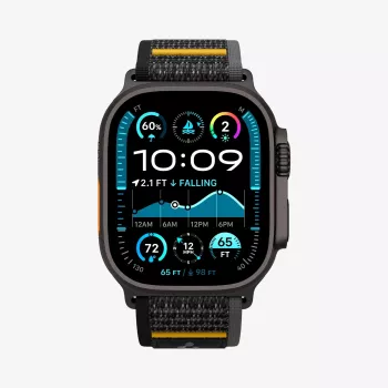 SPIGEN Athlex Air Apple Watch -ranneke 44/45/46/49 mm Active Black