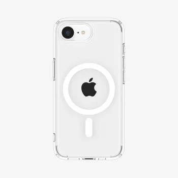 Spigen Ultra Hybrid Mag MagSafe iPhone 16e -kotelo valkoinen