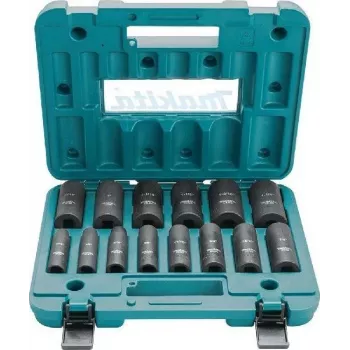 Makita B-52308 Impact-hylsysarja 14 osaa 1/2 tuuman kiinnitys