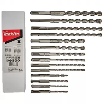 Makita SDS-PLUS poranteräsarja 14 osaa (5-14 mm) muovilaukussa D-71956