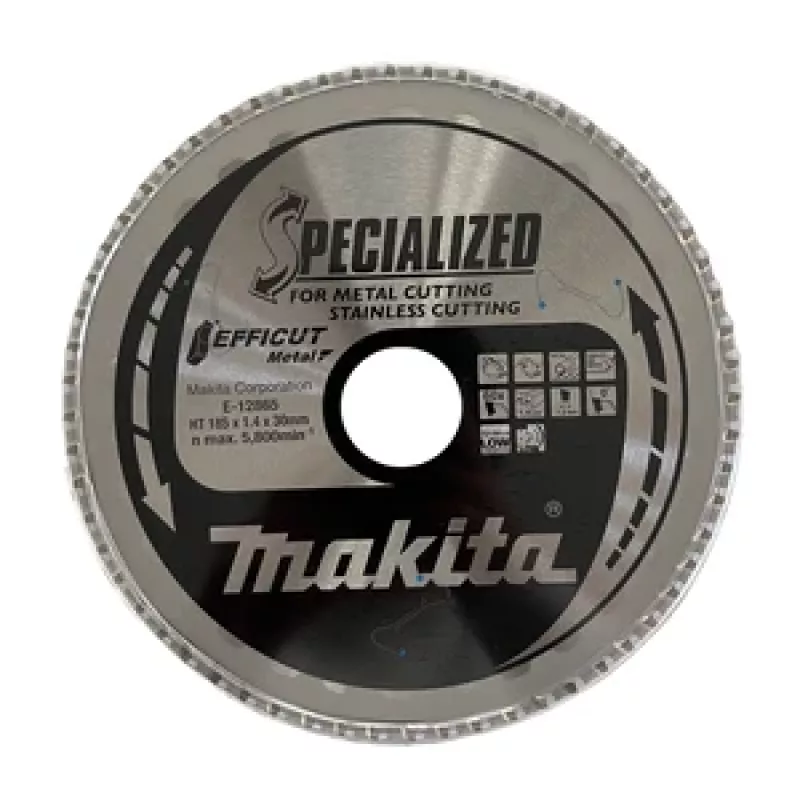 Makita Specialized EFFICUT pyörösahanterä puulle ja metallille, 185 mm, 60 hammasta