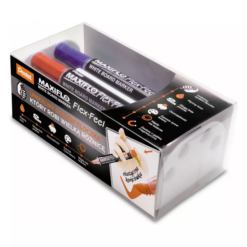 Pentel Maxiflo Flex-Feel valkotaulutussi MWL5SBF-CX sininen