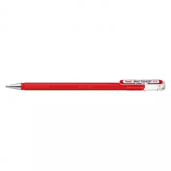 Pentel Mattehop geelikynä 1,0 mm punainen