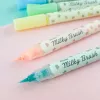 Pentel Milky Brush kynä, valkoinen