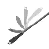 ENERGEA Flow USB-C - Lightning -kaapeli 1,5m musta 60W 3A PD pikalataus MFi-sertifioitu