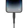 ENERGEA Flow USB-C - Lightning -kaapeli 1,5m musta 60W 3A PD pikalataus MFi-sertifioitu