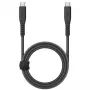ENERGEA Flow USB-C - USB-C -kaapeli 1,5m musta 240W 5A PD pikalataus