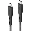 ENERGEA Flow USB-C - USB-C -kaapeli 1,5m musta 240W 5A PD pikalataus