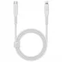ENERGEA Flow USB-C - Lightning -kaapeli 1,5m valkoinen 60W 3A PD pikalataus MFi