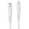 ENERGEA Flow USB-C - Lightning -kaapeli 1,5m valkoinen 60W 3A PD pikalataus MFi