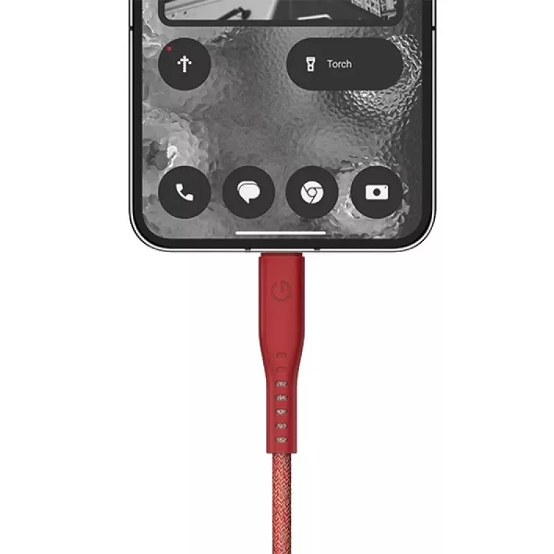 ENERGEA Flow USB-C - USB-C -kaapeli 1,5m punainen 240W 5A PD pikalataus