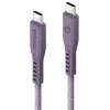 ENERGEA Flow USB-C - USB-C -kaapeli 1,5m violetti 240W 5A PD pikalataus