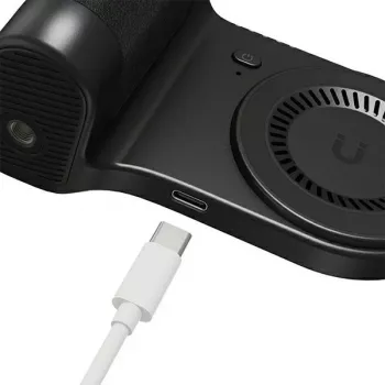 ENERGEA MagCam Grip PG-MCG5K-BLK magneettinen puhelinkahva ja 5000 mAh varavirtalähde, musta