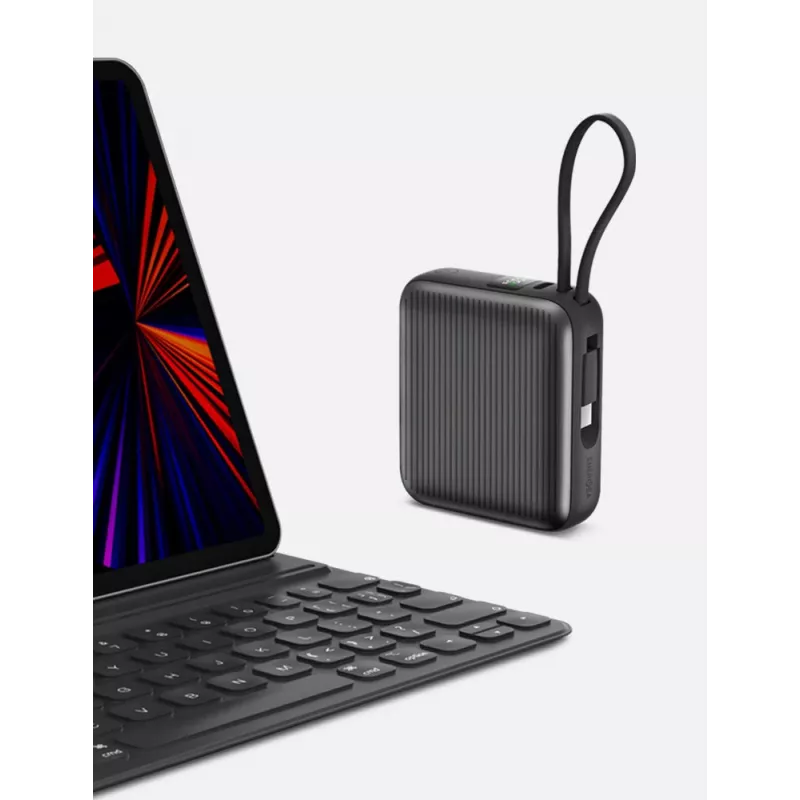 Energea Integra Mini 10000mAh varavirtalähde USB-C PD 35W harmaa