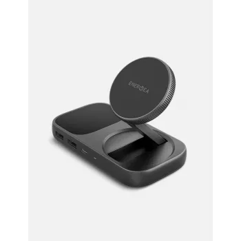 ENERGEA WiDock Plus 7-in-1 USB-C 3.1 -telakointiasema Qi2-langattomalla latauksella, grafiitti