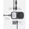 ENERGEA WiDock Plus 7-in-1 USB-C 3.1 -telakointiasema Qi2-langattomalla latauksella, grafiitti