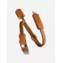 ENERGEA Sheath Key 2-in-1 USB-C - USB-C/USB-A -kaapeli 15cm oranssi