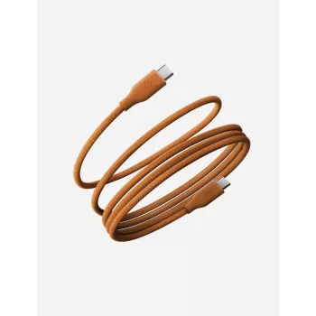 ENERGEA Helix 60 USB-C - USB-C -magneettikaapeli 480Mbps 60W 1,5m oranssi