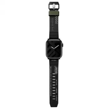 Skinarma Shokku Apple Watch -ranneke 45/44/42mm musta