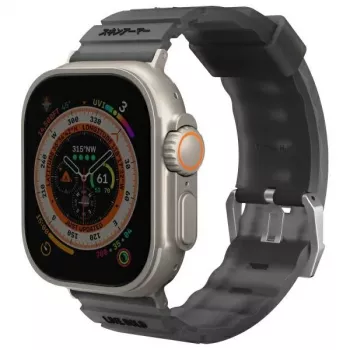 SKINARMA Shokku -ranneke Apple Watch 49/46/45/44mm - Smoke