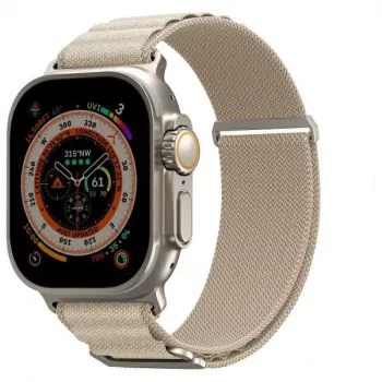Skinarma Kobu Apple Watch -ranneke 49/46/45/44mm ivory