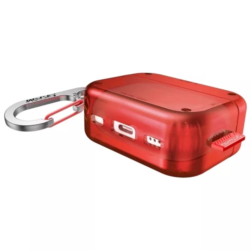 SKINARMA Saido -suojakotelo AirPods Pro 2. sukupolvelle - punainen