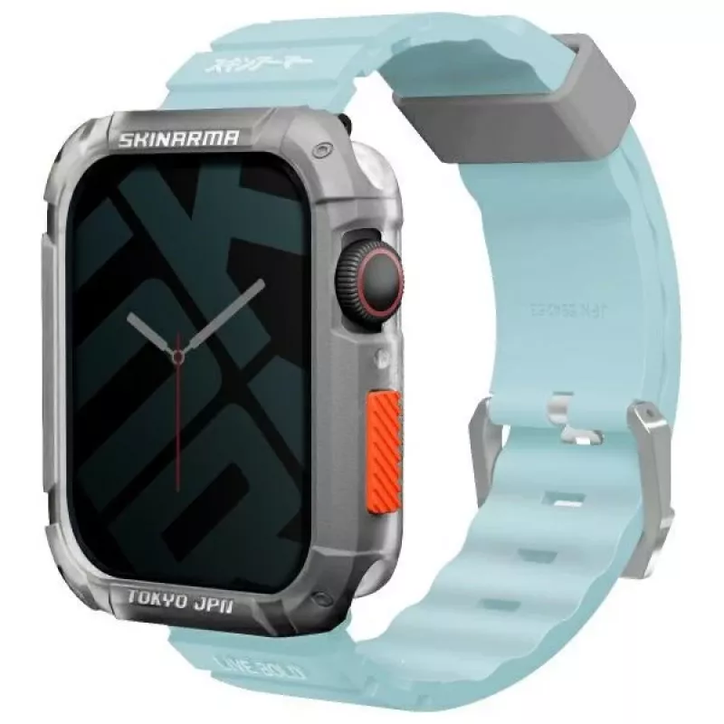 Skinarma Shokku Apple Watch -ranneke 45/44/42 mm sininen