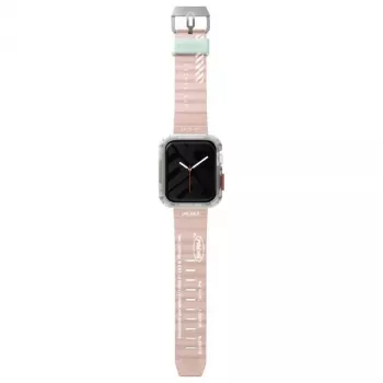 Skinarma Shokku Apple Watch -ranneke 45/44/42 mm vaaleanpunainen