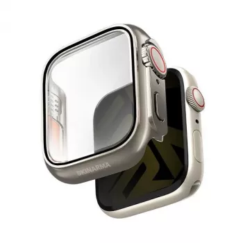 Skinarma Gado Pro kotelo Apple Watch 41 mm - titaani