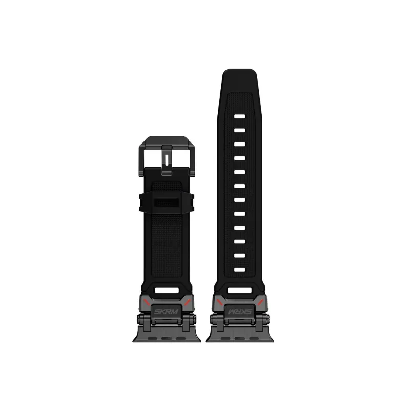Skinarma Titon Apple Watch Ultra 49 mm ranneke musta