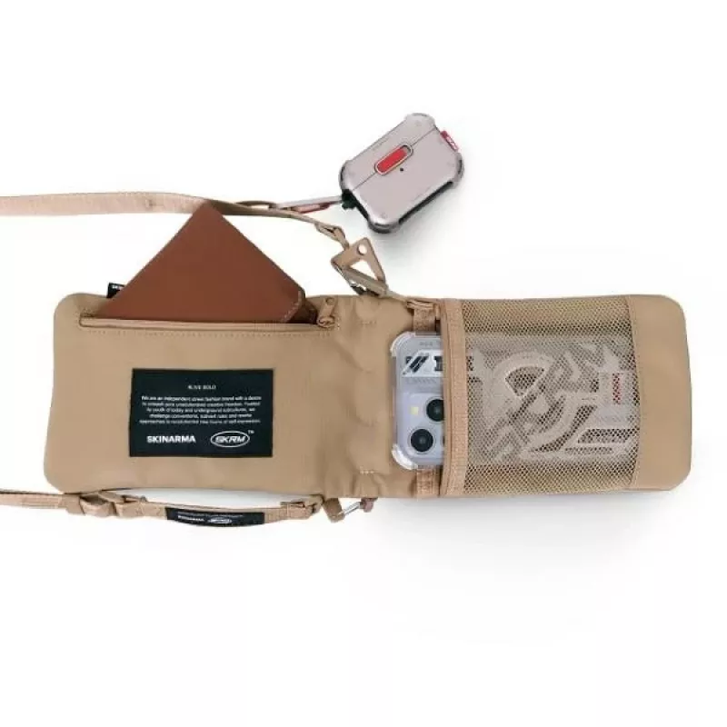 SKINARMA Juno puhelinlaukku olkalaukku khaki