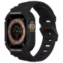 Skinarma Mecha 2in1 kotelo ja ranneke Apple Watch Ultra 49 mm - musta