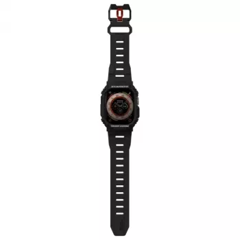 Skinarma Mecha 2in1 kotelo ja ranneke Apple Watch Ultra 49 mm - musta