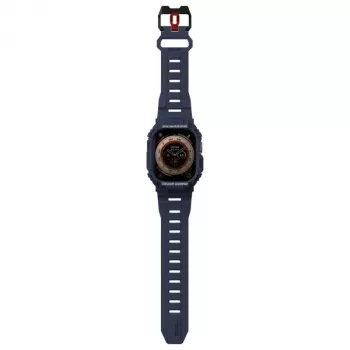 SKINARMA Mecha 2-in-1 kotelo ja ranneke Apple Watch Ultra 49 mm laivastonsininen