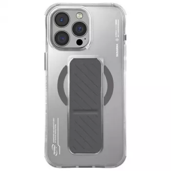 Skinarma Axon kotelo iPhone 16 Pro 6,3 tuuman näyttö, magneettilataus + kahvateline, titaani