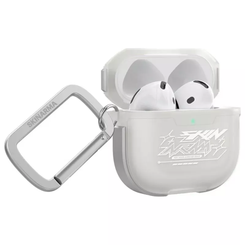 Skinarma Kinzoku kotelo AirPods 4, Frost