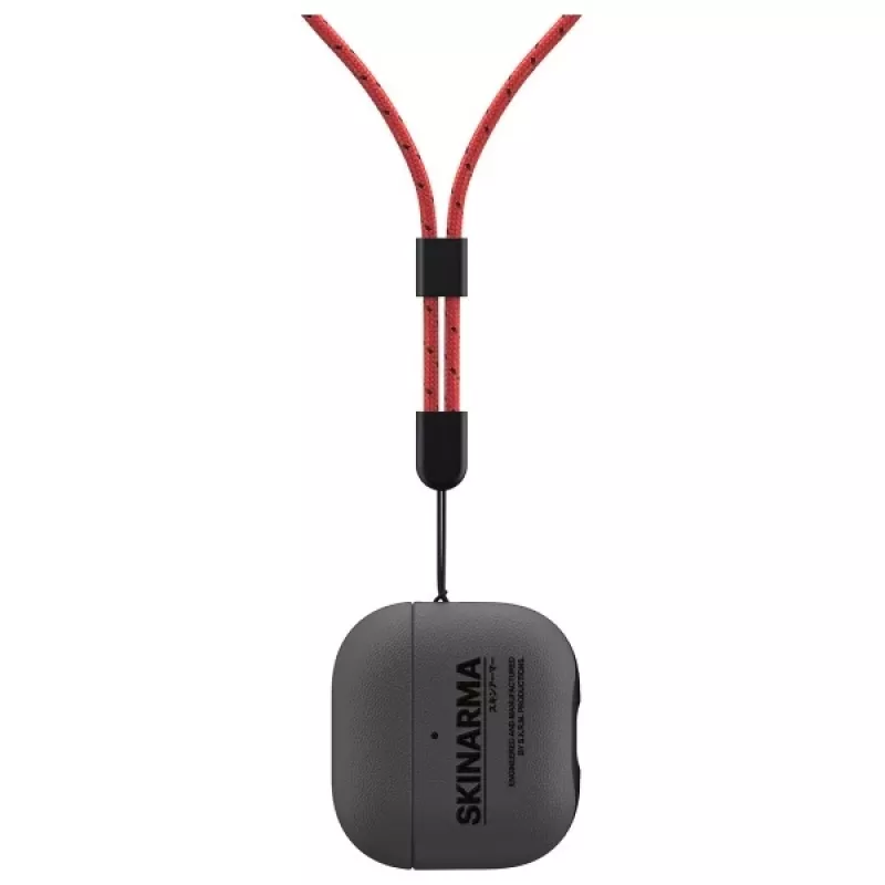 Skinarma Spunk -suojakuori laitteelle AirPods 4, Pewter Green