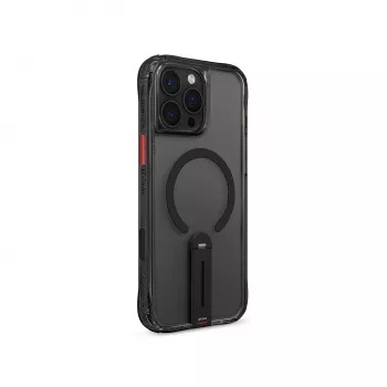 SKINARMA Helix magneettilataus 360° kääntyvä jalustakotelo iPhone 16 Pro Max, musta